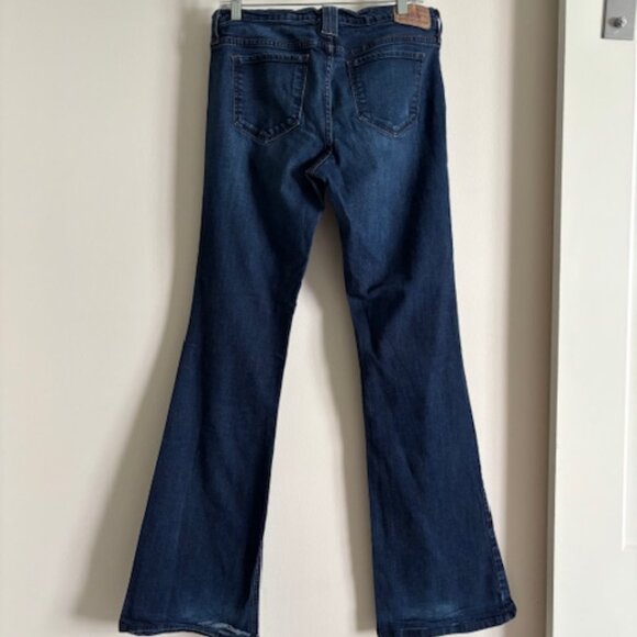 Y2K Vintage Truck Jeans - low rise flare denim jeans size 15 - Picture 3 of 7